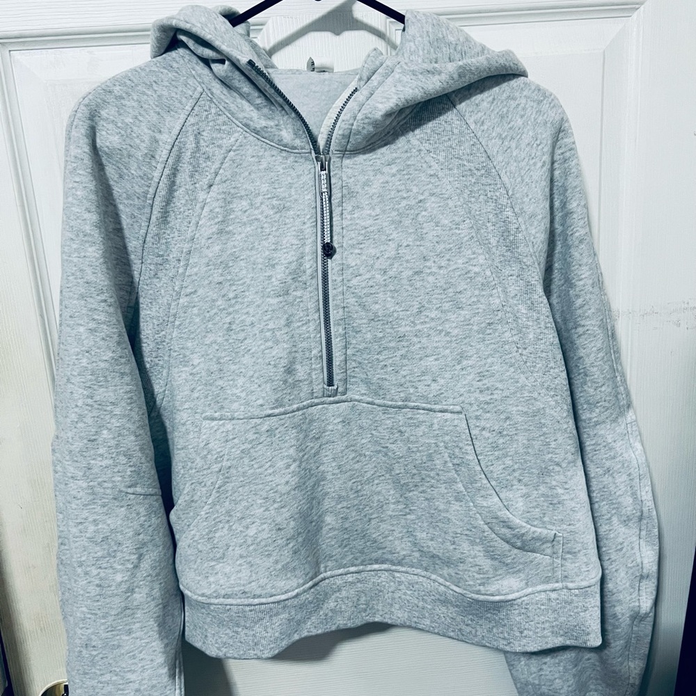 Scuba oversized funnel neck half zip
